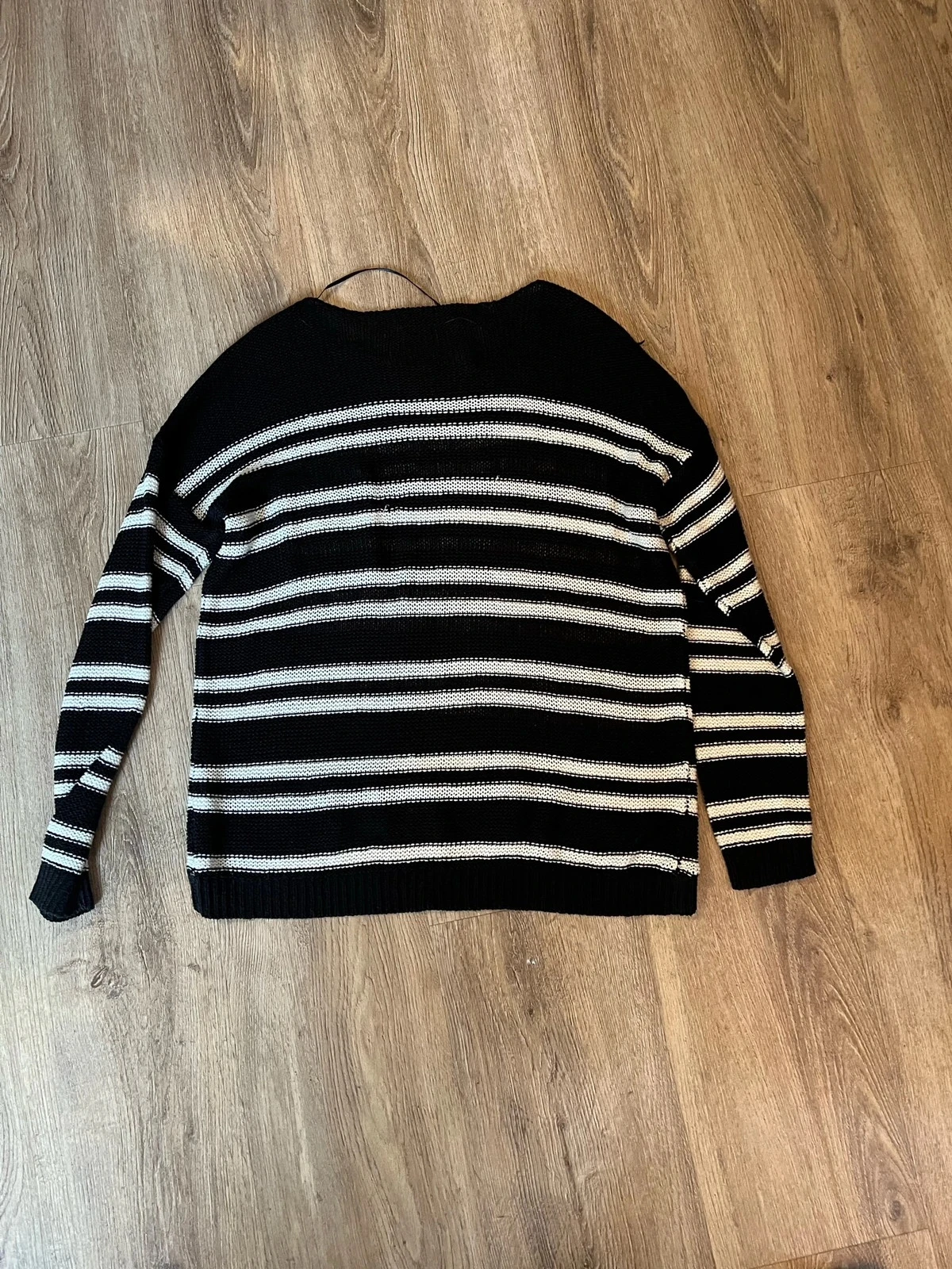 Damespullover Mim maat XS kleur wit zwart zeer goede staat – photo 2
